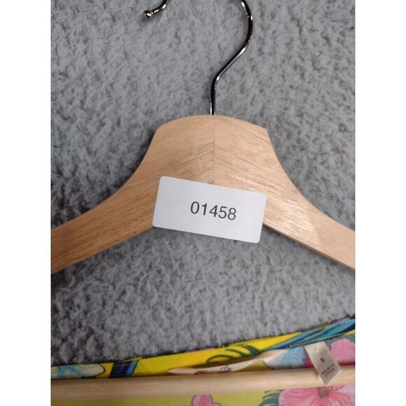 Soft Surroundings Parrot Print Crop Top Yellow Floral Boho Festival Top Small - Picture 9 of 9